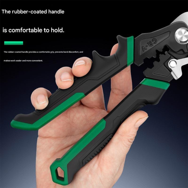 Professional Steel Wire Cutting Tool Heavy Duty Carbon Steel Blade 7 Inch Compact Body Ideal For Thick Cable Shearing