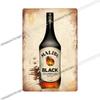 Segno di Latta Malibu Rum Pittura Metallica Targhetta Per Bar Pub Club Caffè Decorazione Adesivo Murale Poster Famiglia Targhe 20x30cm