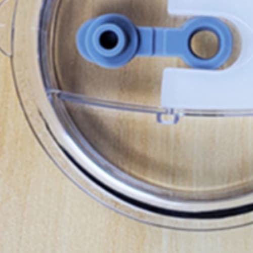 30oz Cup Lid, Replacement, Heat-Resistant, Airtight, Black, with Silicone Seal, Non-Slip (White)