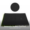 Foldable Golf Hitting Mat Tee Hole Dual Turf Layered Base Practice Tool