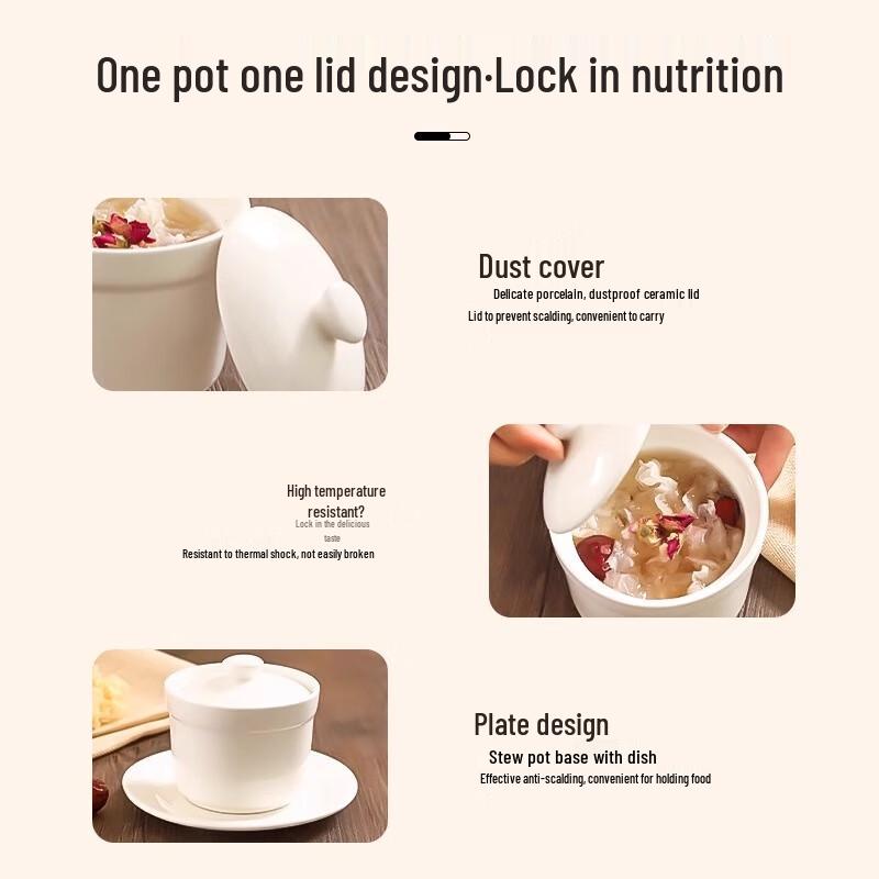 Yoshida Takumi Ceramic Double Boiler Stew Pot