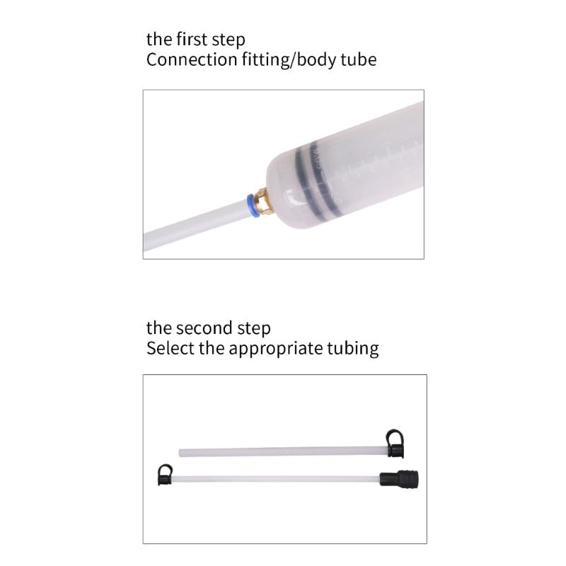 Efficient Oil Suction Syringe Extract Transfer Fluid Extractor Filling Syringe Pump Manual Suction Vacuum Fuel Transfer