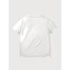 European Size Childrens Crew-neck Short-sleeved T-shirt with Artistic Pattern Print
