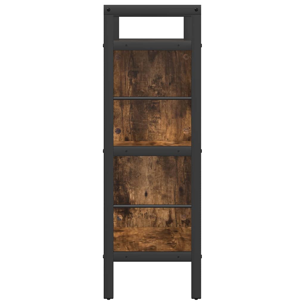 Bookshelf Smoked Oak 75 x 30 x 91 cm Particleboard