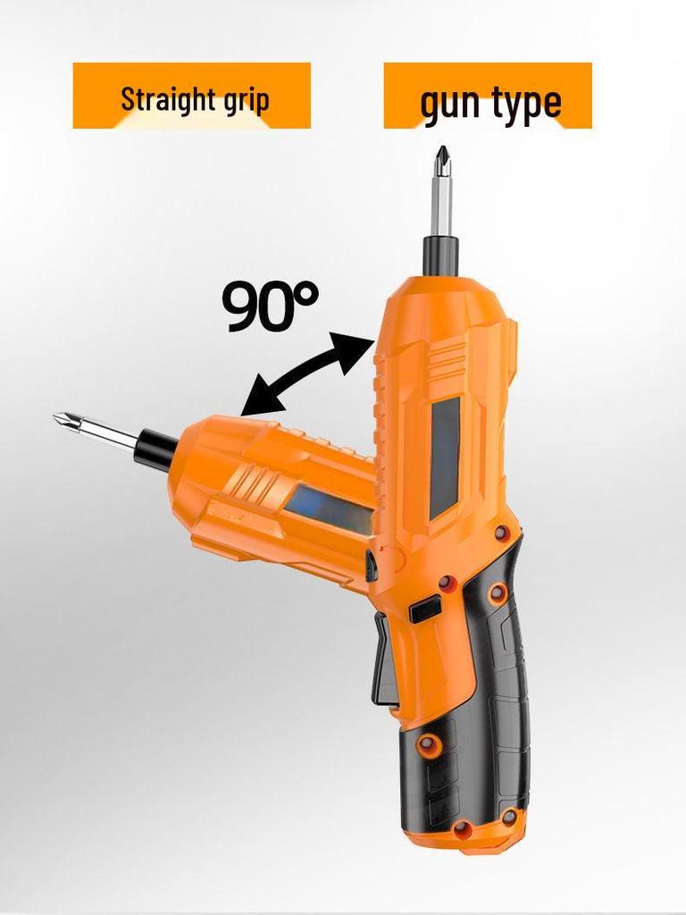 Multifunctional Electric Screwdriver: Compact Lithium Hand Drill Tool for Household Use