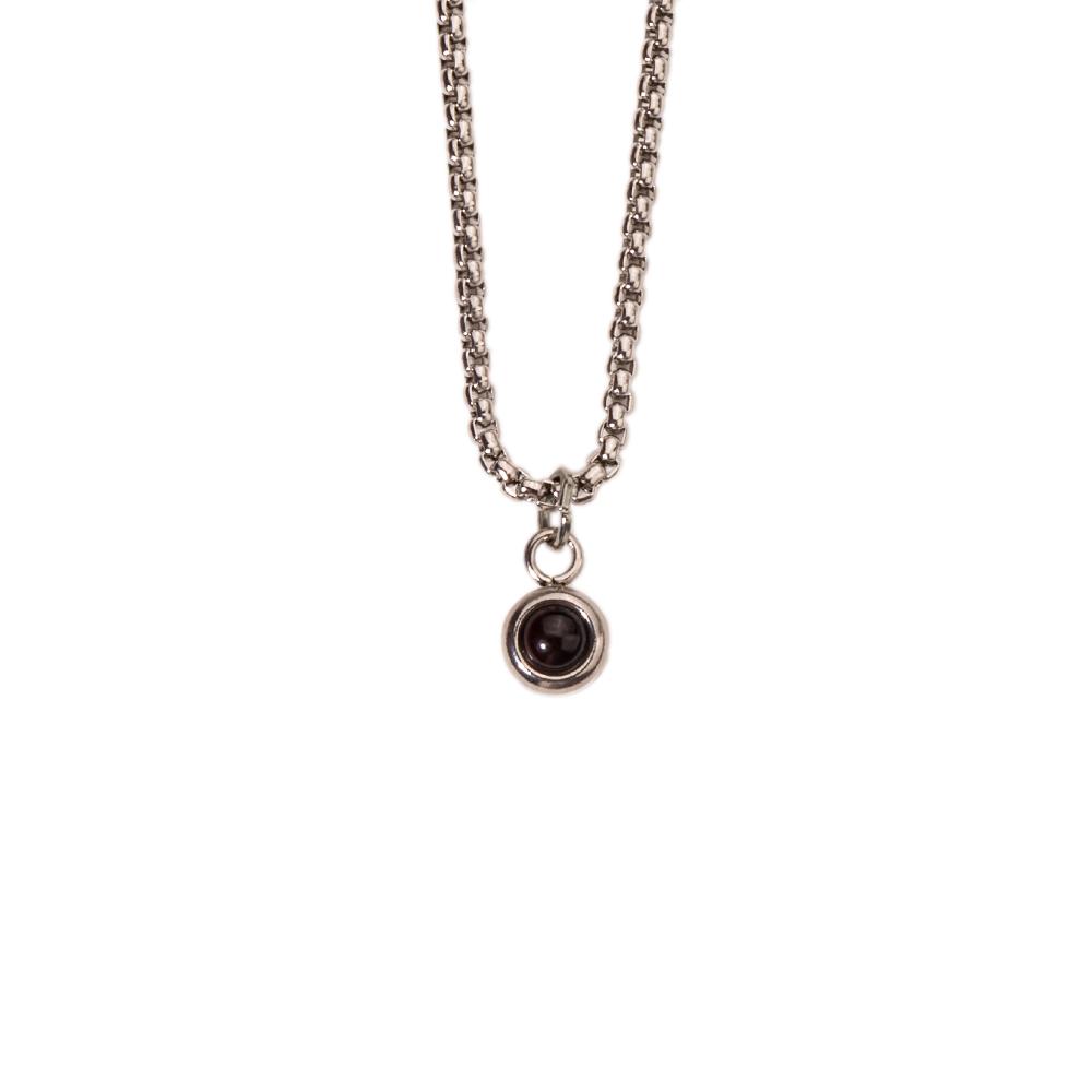 Collana con Proiezione Foto Personalizzata con Foto all'Interno Collana Foto Personalizzata Accessorio Per Uomo