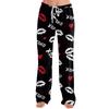 Women's Valentine's Day Heart,themed Casual Milk Silk Fleece Pants, Sleep Pants, Home Pants