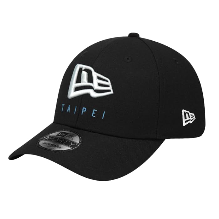 

[New Era] Cap for Men and Women, 9FORTY Adjuster, Dodgers 940 CITY SERIES TAIPEI MLB, Adjustable Hat, Plain, Brand, Street, Taiwan, Black [Used]