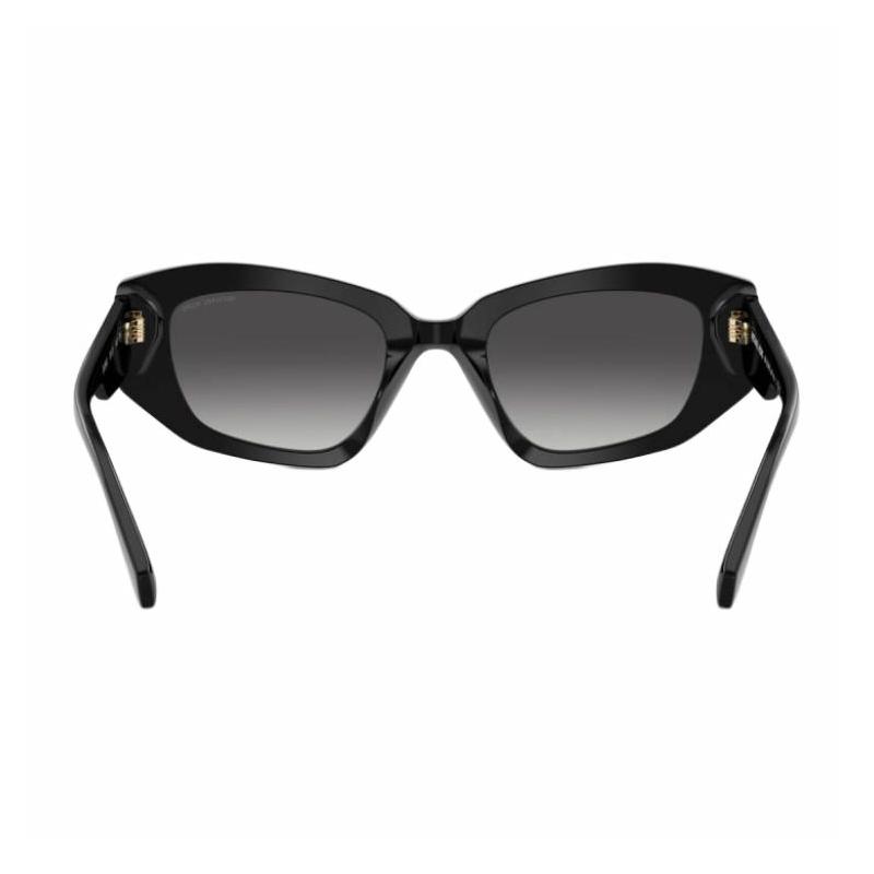 Michael Kors Mirror Logo Acetate Irregular Sunglasses Women's Black