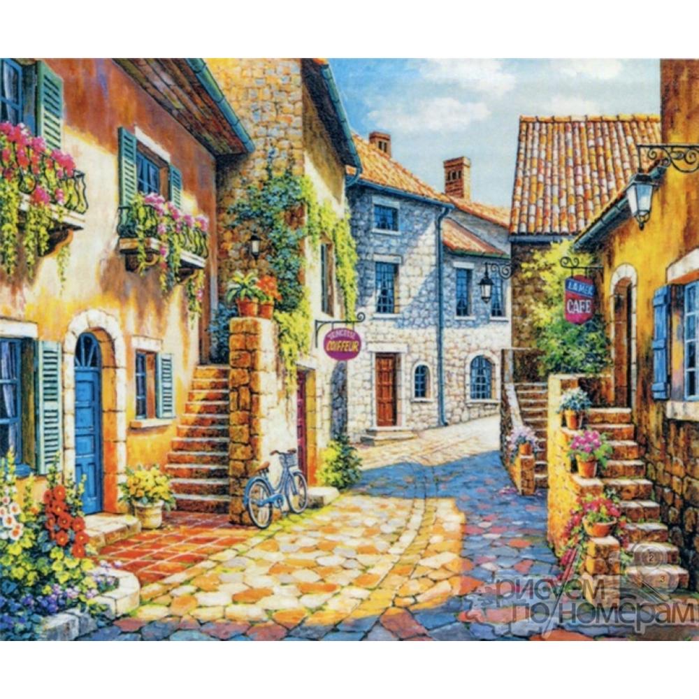 5D Full Round Diamond DIY Landscape Diamond Painting Cross Stitch Windmill Lavender Garden Rhinestone Embroidery Home Decoration