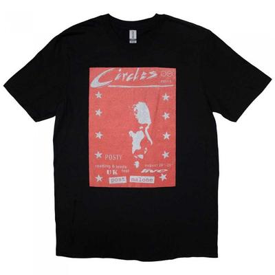 Post Malone Unisex Adult Circles Live T-Shirt