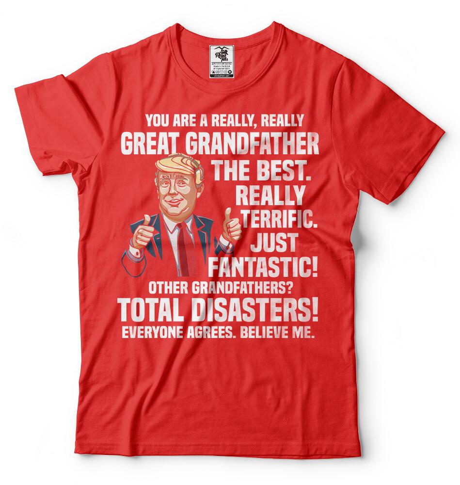 Gift For Grandpa Trump Shirt Funny Fathers Day Gift Daddy Grandfather Grandpa S