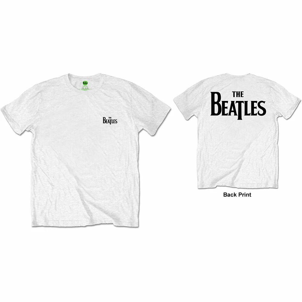 The Beatles Drop T Official Merchandise T-Shirt White New XL
