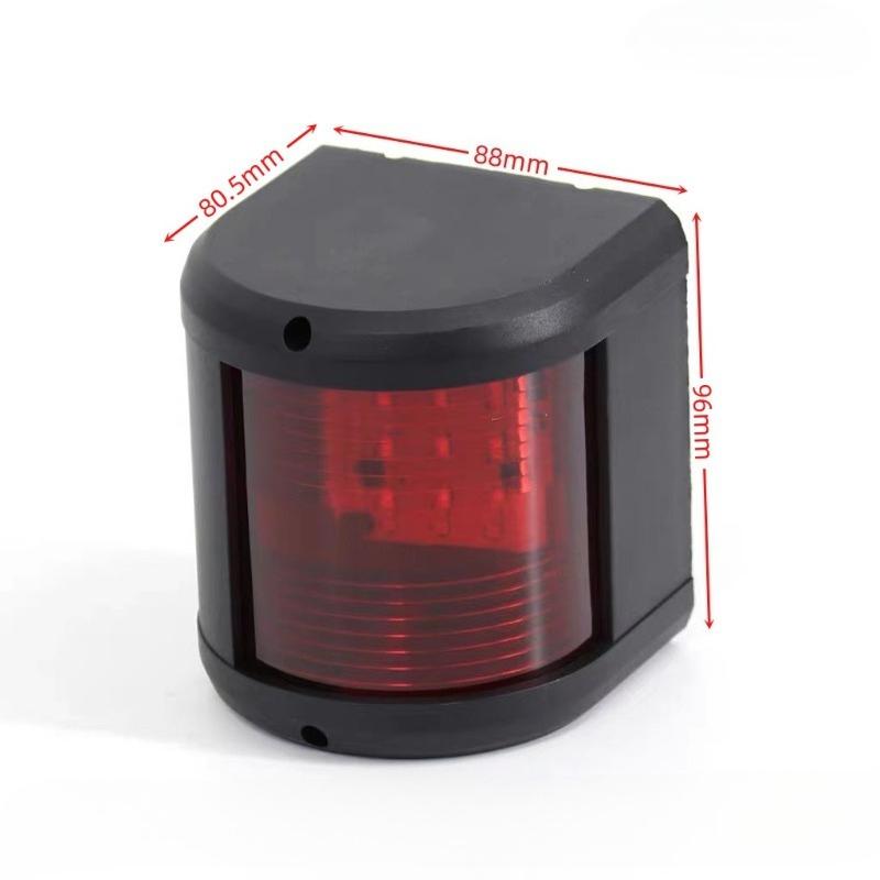 Waterproof Marine Boat Navigation Light 5W High Bright Red Green Port Starboard Sailing Marker Lamp 12/24V Vessel Safety Signal Light