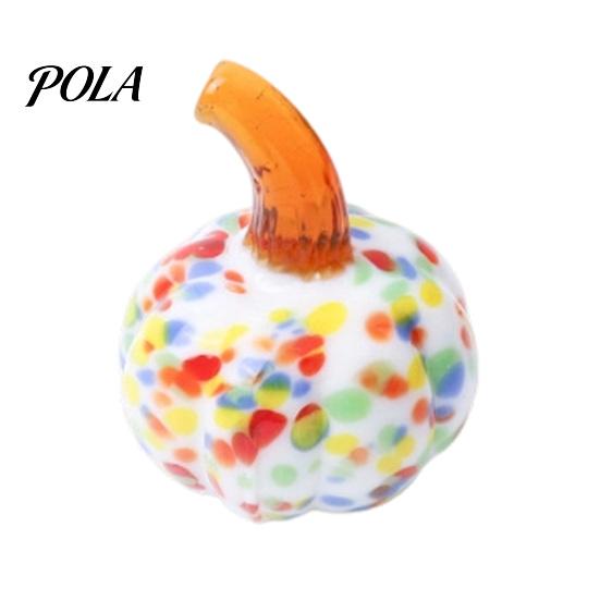 Hand Blown Glass Pumpkin Figurine, Mini Halloween Thanksgiving Pumpkin Statue, Faux Crystal Pumpkin Ornament for Fall Harvest
