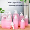 Laundry Detergent Bottle 250Ml-2L Disinfectant Water Hand Washing Hydraulic Pump Dispenser Empty Plastic Hdpe Lotion Container