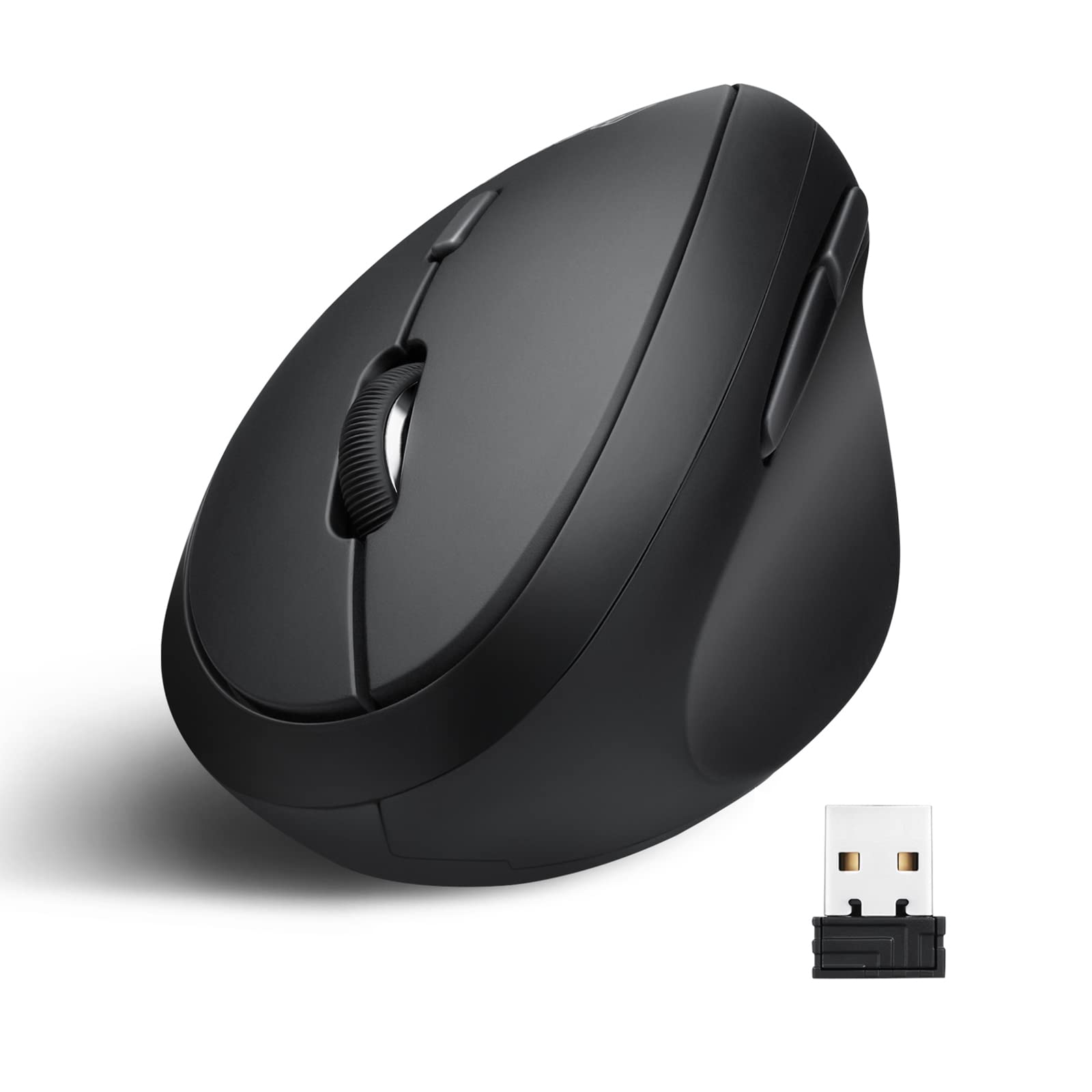 

Perixx Bluetooth Ergonomic Mouse Wireless 3in1 Black PERIMICE-619B Multi-Device чорний