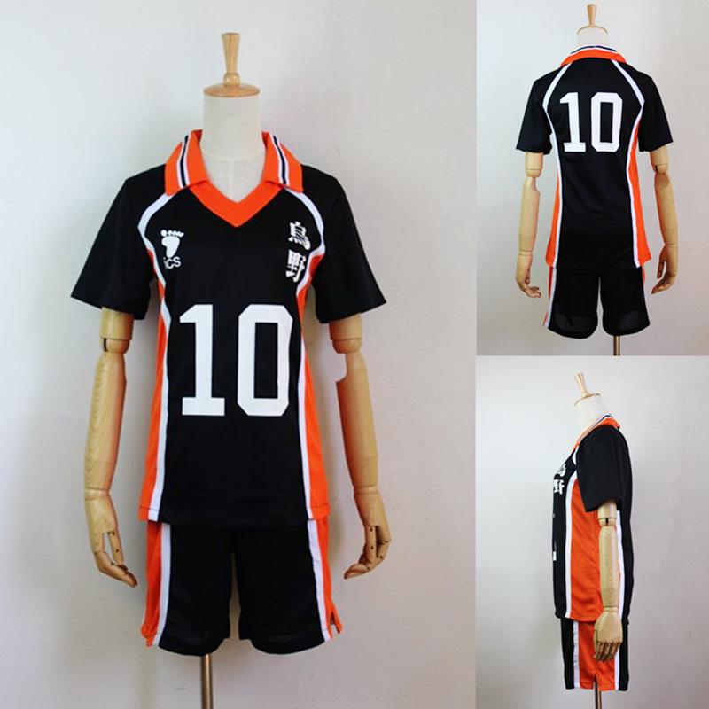 Uniformes de Cosplay do Clube de Voleibol da Escola Secundária Karasuno - Anime Haikyuu