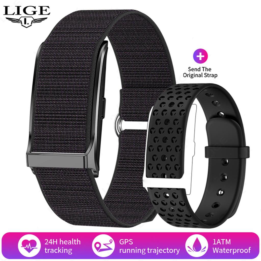 LIGE Novo Smartwatch Sem Tela Mulheres Esportes Monitoramento de Saúde Smart bracelet Homens Smart Watch