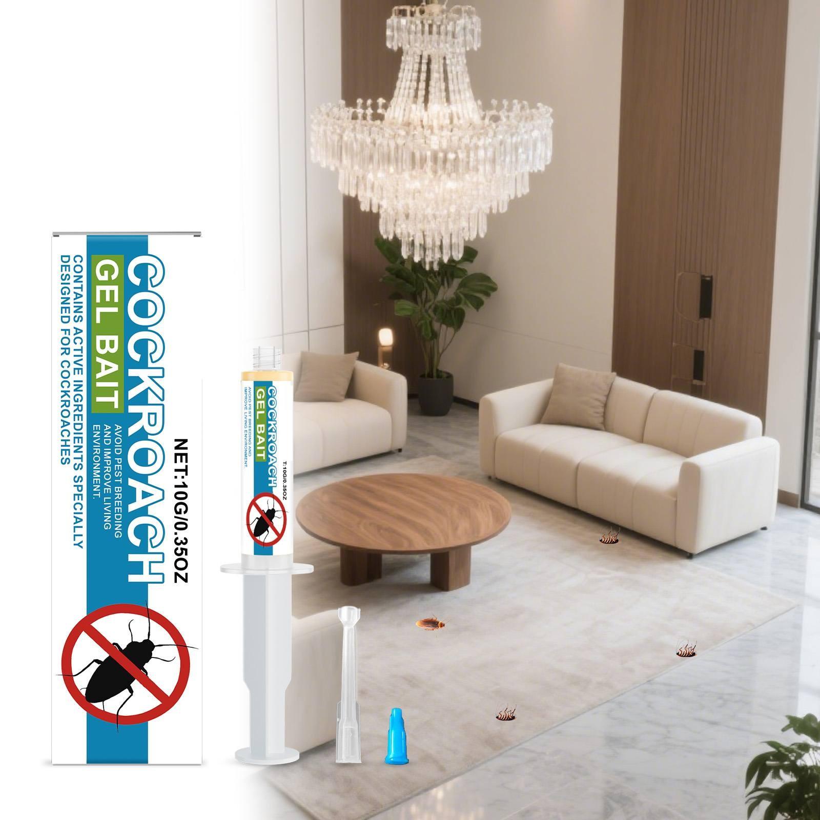 

Мазь от тараканов, Бытовой инсектицид, И без запаха для домашнего использования, Кухня, Ванная комната, Дверь, Двор One Size белый