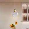 Modern LED Pendant Light Crystal Hanging Light Gold Chandelier Long Hanging Light LED Hanging Lamp for Living Room Dining Room