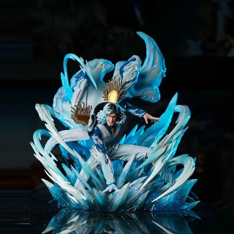 One Piece Aokiji Run Fist Anime Figur Kann leuchtende Bewegung PVC 11,81 Zoll/30 cm Kampfmodus Sammlermodus Ornament Spielzeug Perfekte Geschenke
