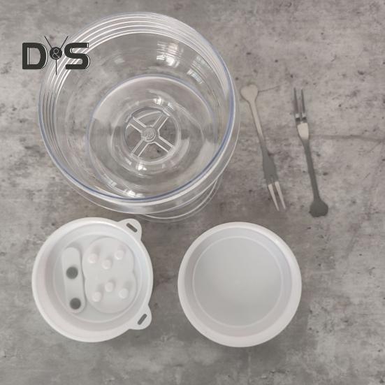 Glass Pickle Jar with Strainer Flip Leak-Proof Wide-Mouth Design Food Grade BPA Free Airtight Olive Kimchi Hourglass Container
