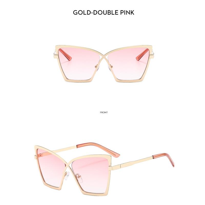Women's Sunglasses, New Metal Large-frame Sunglasses.
