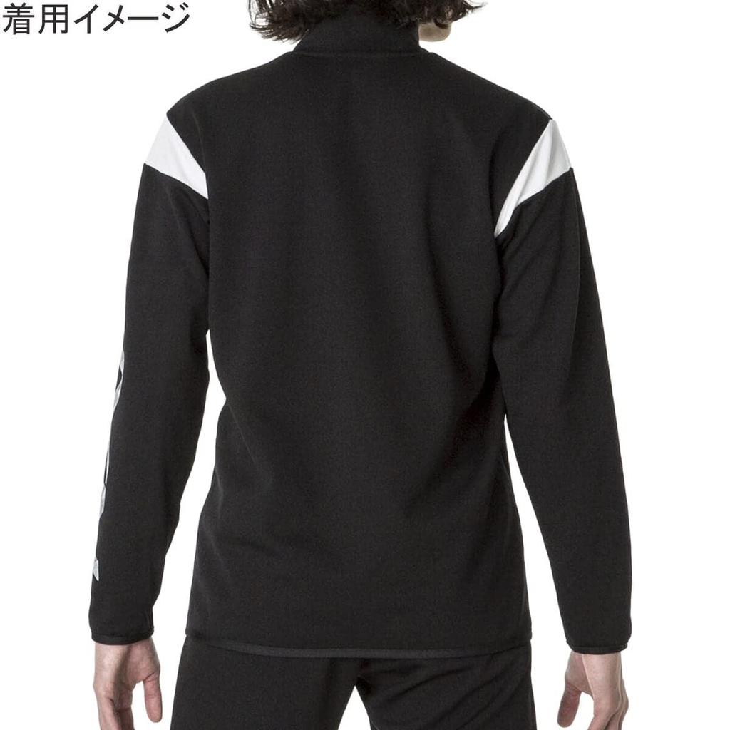 Mizuno Slim Size 32JCA210 N-XT Warm-Up Jacket, Sweat-Wicking, Quick-Drying, Fit, Black/Black, S,