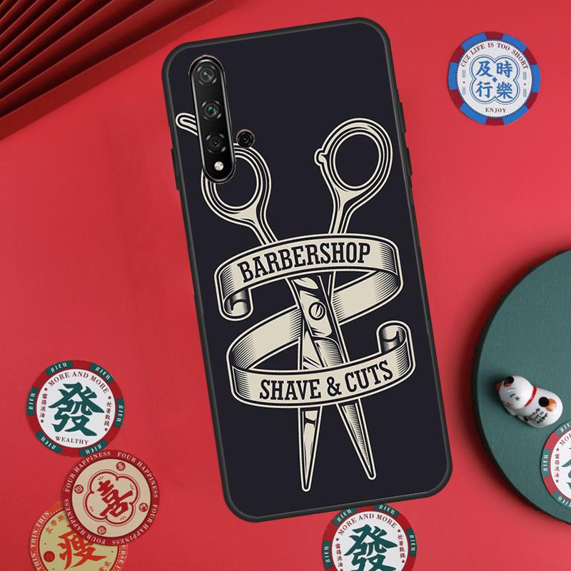 Barber Shop Hair Stylist Tools For Huawei Nova Y73 Y72 Y61 Y91 Y90 Y70 Y60 12s 12i 11i 8i 9 10 SE P60 Pro P30 P40 Lite Case