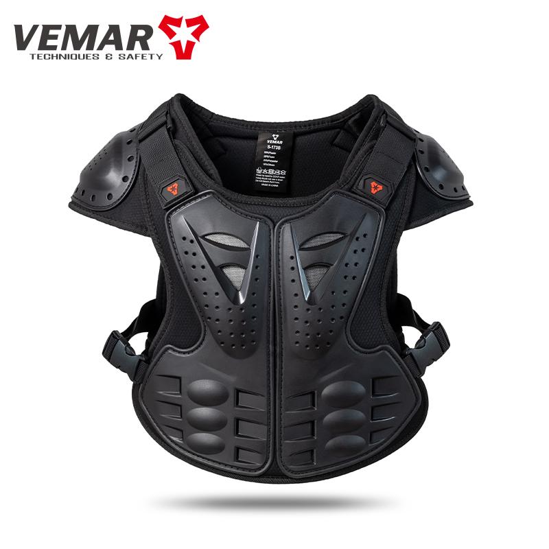 Kids Motorcycle Riding Body Armor/Elbow Knee Protector Children Motocross Back Vest Chest Off-Road Moto Cycling Protective Gear