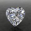 3.30 Ct Loose CVD Lab Grown Diamond 10 MM Heart D Color, FL CLARITY Certified