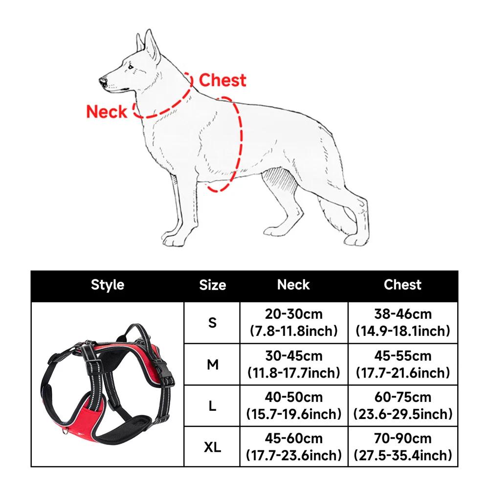 Hunde Geschirr Weste Reflektierendes Nylon Hunde Geschirr mit Griff für Kleine Mittelgroße Hunde Französische Bulldogge Spaziergang Haustierbedarf Geschirre