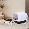 Fully Enclosed Cat Toilet Cat with Hood for All Types of Cat Litter