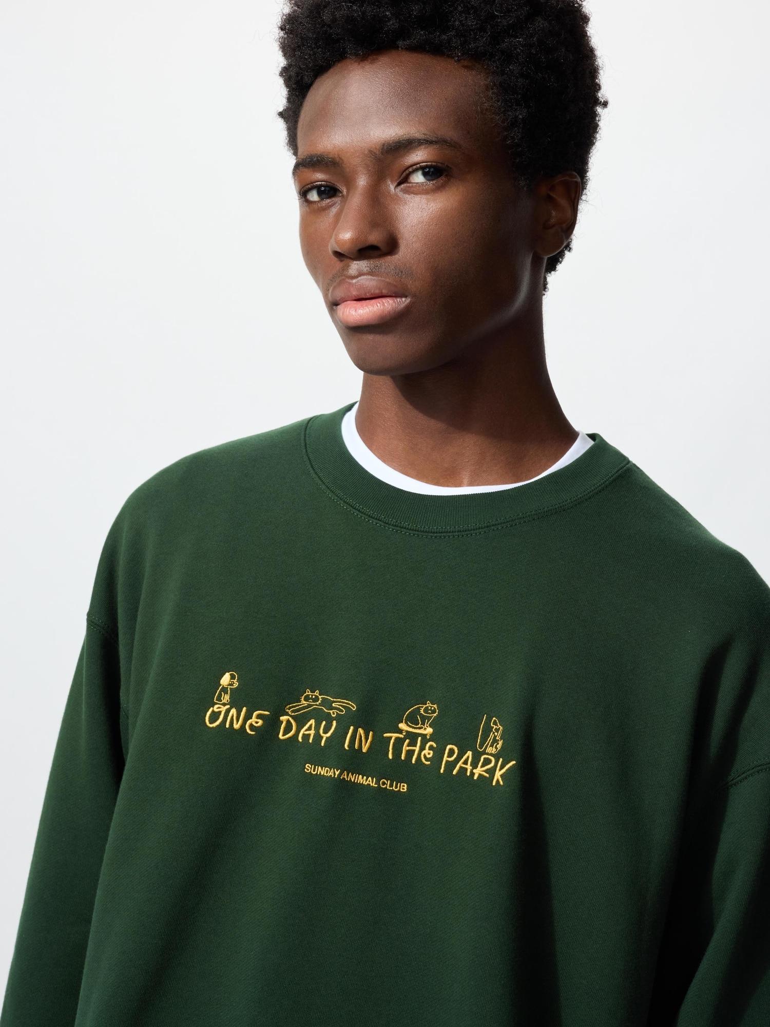 

Uniqlo Yu NAgAbA Свитшот A 59 DARK GREEN/UNISEX XXL