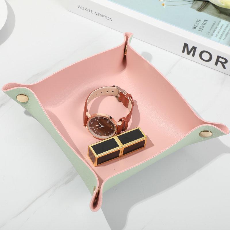 Leather Key and Jewelry Storage Tray 