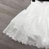 Plus Size Fluffy Layered Pleated High Waist A-line Skirt Pants for Women, Spring/Summer Trendy