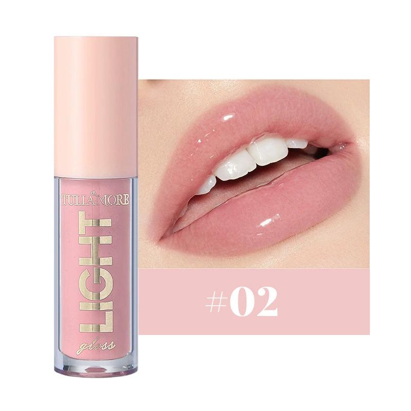 Moisturizing Candy Lip Glaze Mirror Pearl Nude Lip Gloss 12 Colors Nude Lip Oil