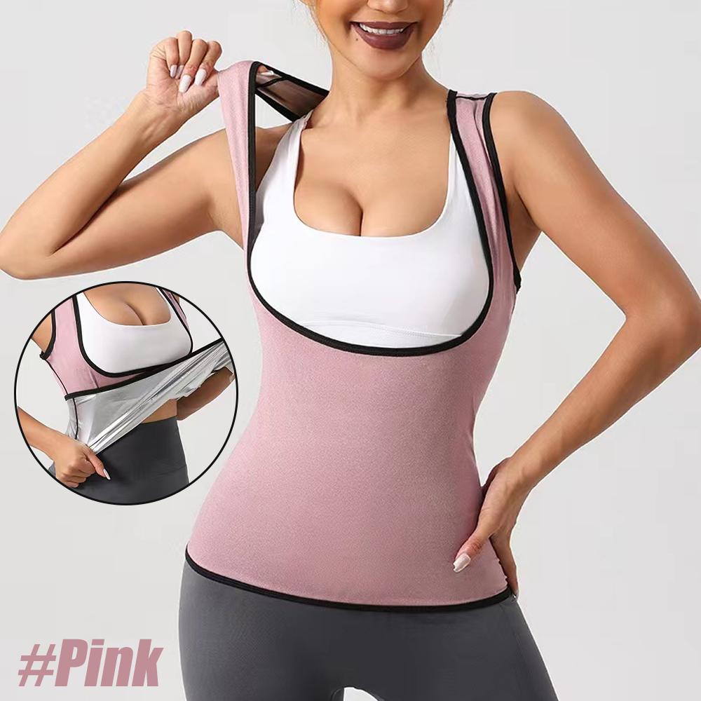 Sauna Vest For Women Weight Loss Top Sweat Sportwear Slimming Top Fitnes Body Shaper Fat Burning Workout Sport Gym Waist Support