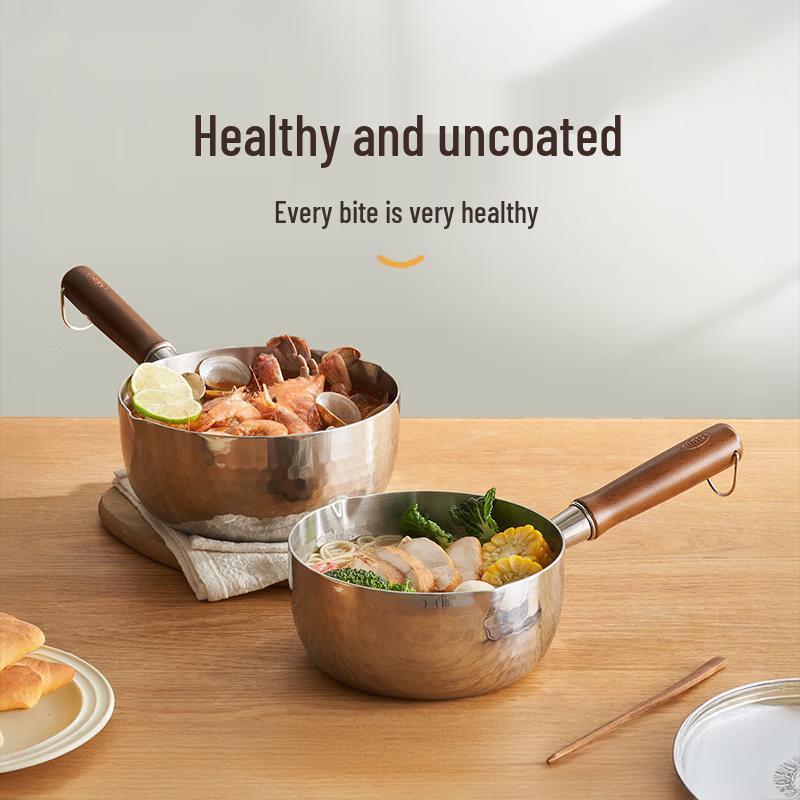 Velosan 20cm Hammered Aluminum Alloy Non-stick Yukihira Pot