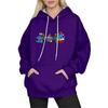 Women's Fashion Long-Sleeve Pullover Hoodie with Fun Movie-Inspired Prints