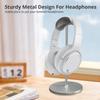 Aluminum Alloy Headphone Stand Desktop Headset Holder Metal Gaming Headphone Hanger Black Silver Color