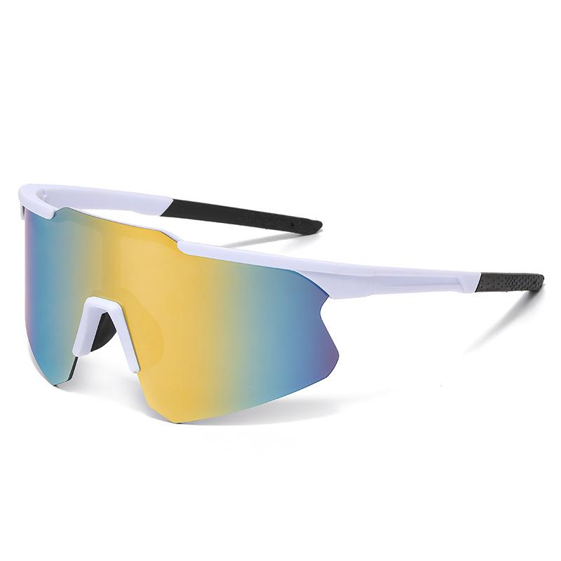 Cross Border New Men's Women's Fashionable Sunglasses Windproof Outdoor Sports Colorful Eye Protection Bicycle Riding Glasses