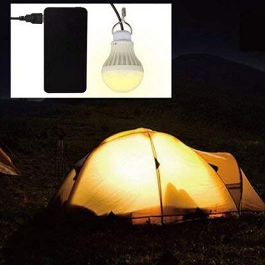 Bec LED Camping Portabil Lampă USB Lumină de Urgență cu Cablu USB Nu este Reglabil