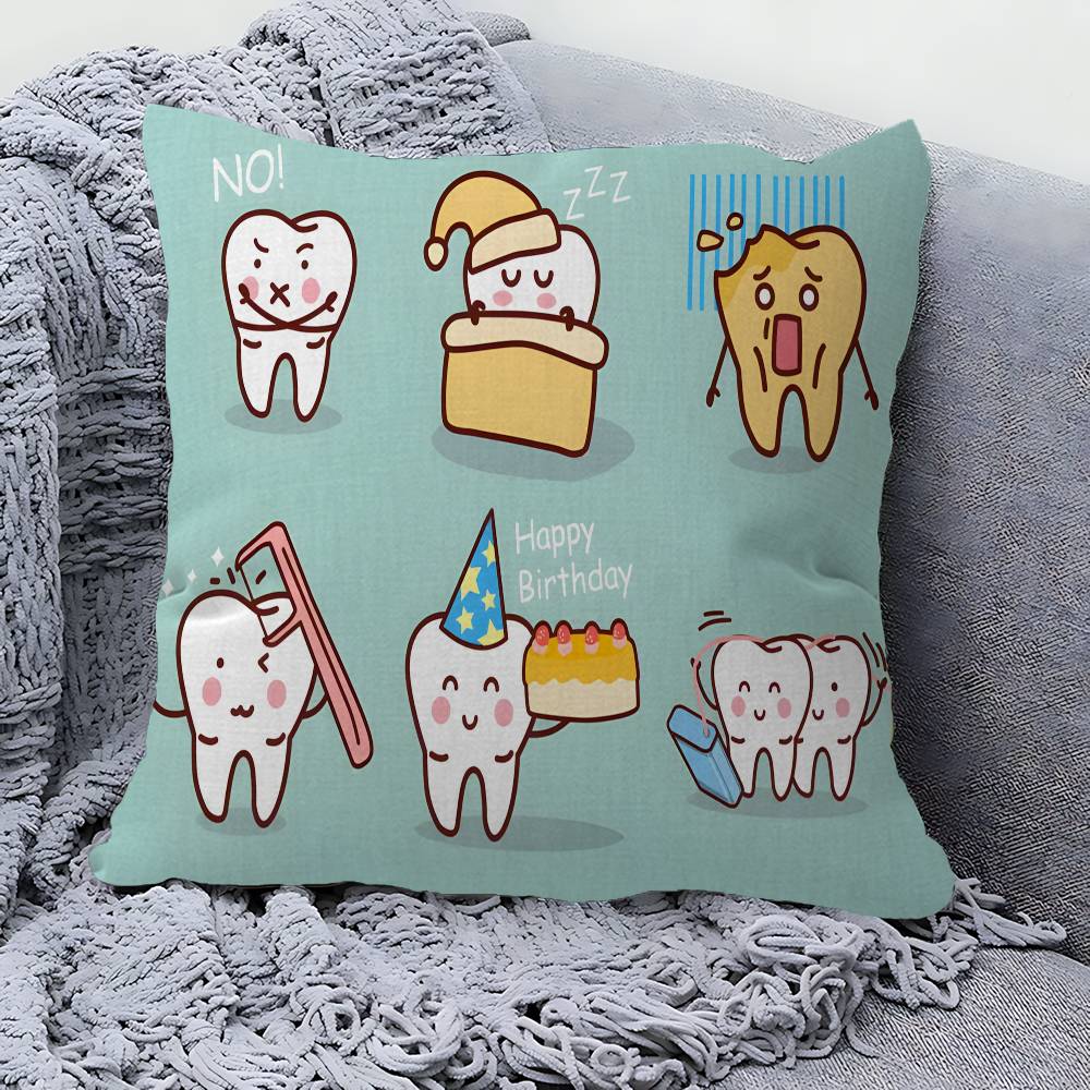 

The Dentist Cushion Cover Pillowcase Upholstery Sofa Throw Pillow Home Decor Pillowcas 30x30 cm