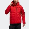 Adidas 3-Stripes Down Hooded Puffer Jacket Men Outerwear Light-Crimson DM1971