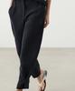 Masimodutti Button Detail Fluid Linen Blend Pants
