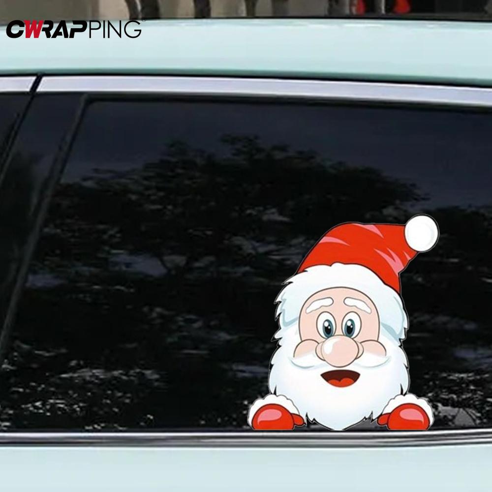 Vánoční motocyklová samolepka z adhezivního vinylu s motivem losa, motocyklové příslušenství, samolepky na auto a motocykl, samolepky na elektrickou koloběžku