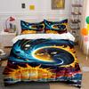Sun, Moon, Stars Pattern. Bedding Sets Duvet Cover Sets Duvet Covers Pillowcases(1*Duvet Cover 2*Pillowcases Without Duvet Insert)