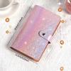 Portable Budget Planner Binder Soft Leather Cash Envelope Wallet A6 Binder Pockets Money Organizer For Budgeting